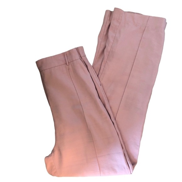 Princess Polly Kirstyn Pants Size 8X31” Pink Straight Leg High Waisted Preppy - Picture 2 of 11